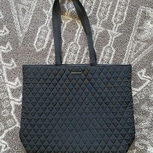 Vera Bradley Black Quilted Tote